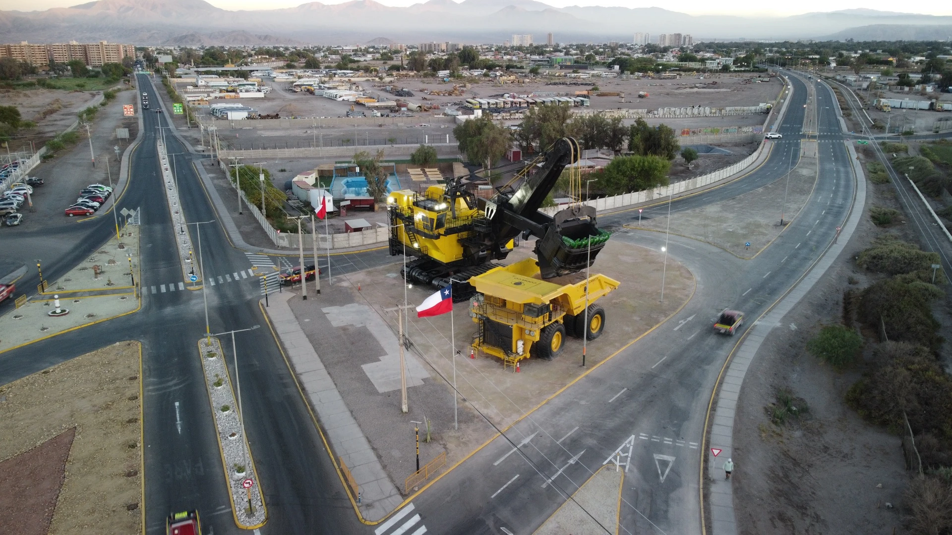 Calama, zona de operación de Transportes CHR