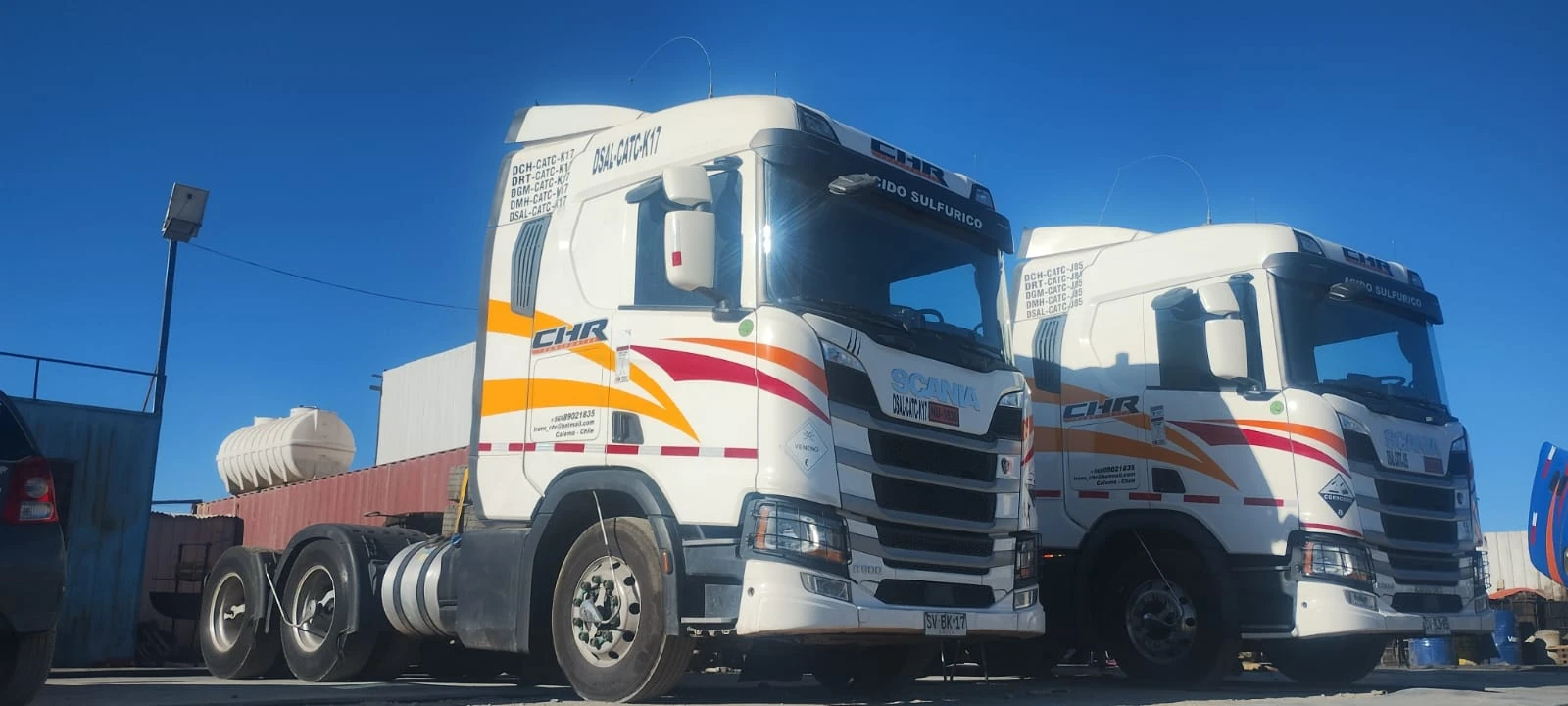 Operación de transporte industrial y minero CHR